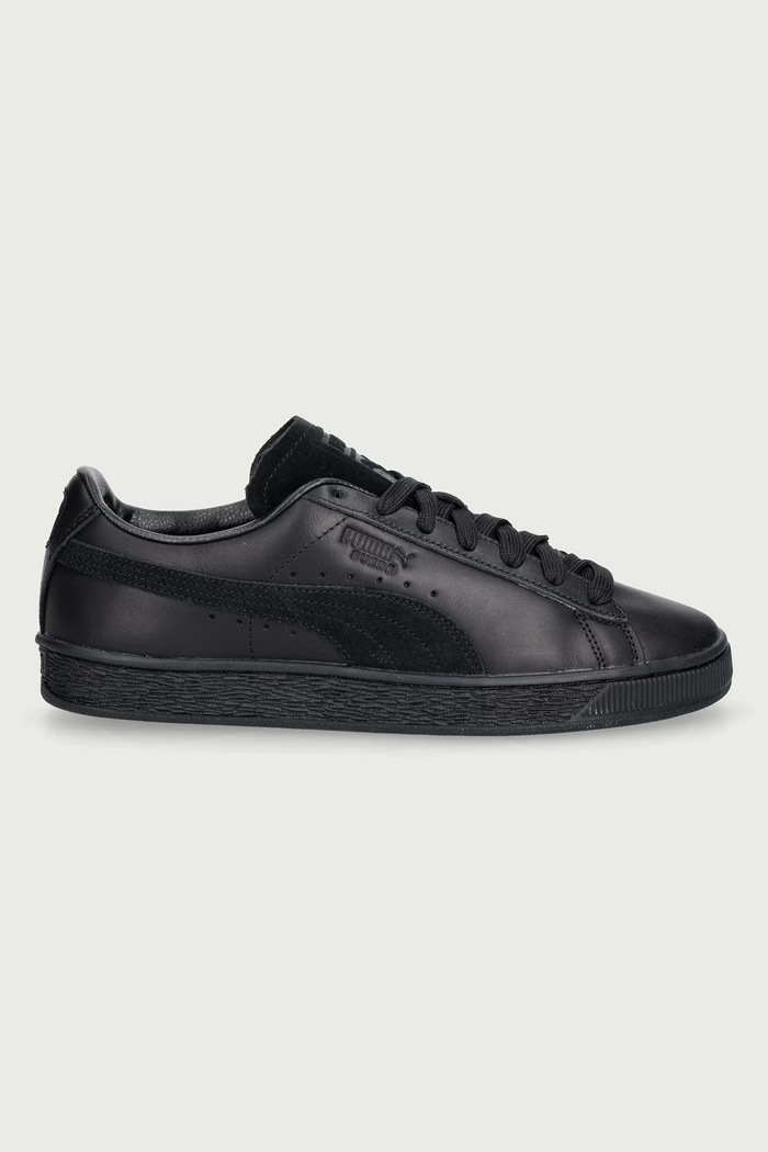 Obuwie Puma Suede Dressed sneakersy męskie skórzane 408831 czarny