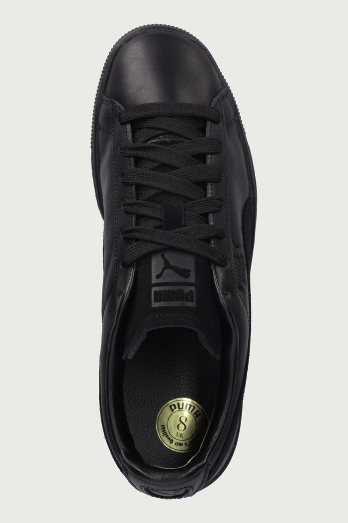 Suede Dressed sneakersy męskie skórzane Puma czarny 408831