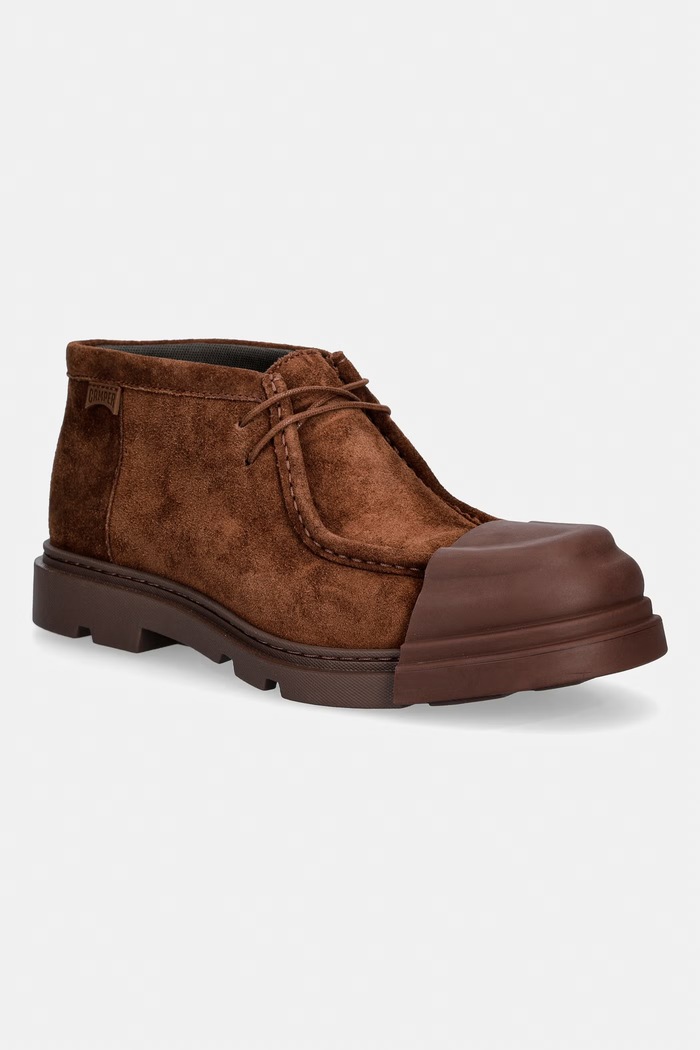 Camper Polobotky pánské semišové Junction hnědá K300475.005