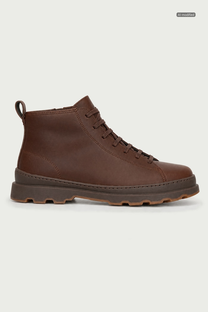 Camper Buty męskie skórzane Brutus+ K300535.005 brązowy AW26
