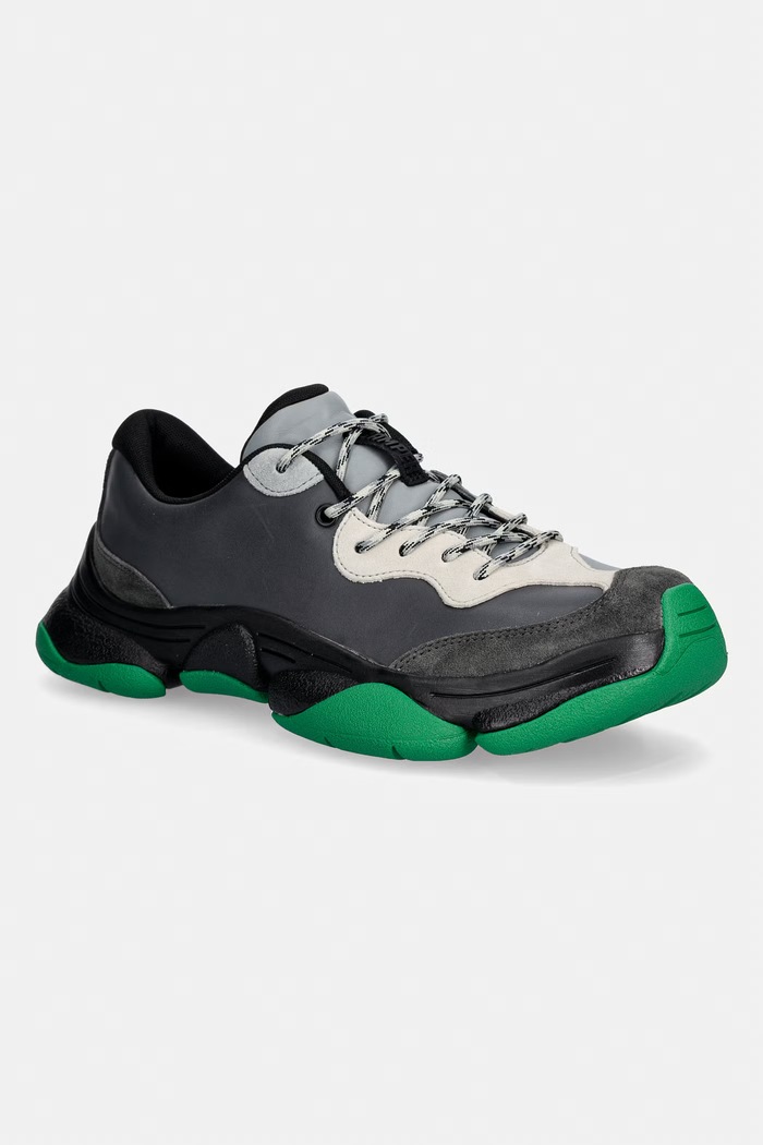 Camper TWS sneakers pánske kožené K101068.016 sivá AW26