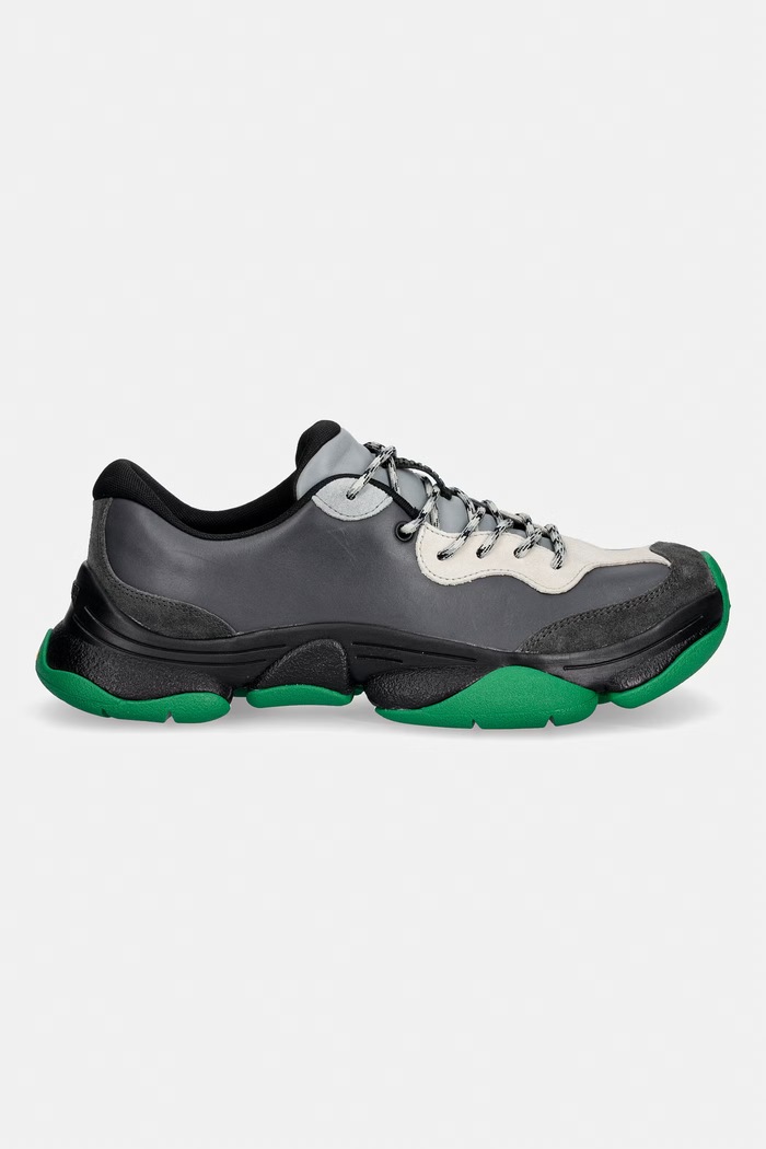 Obuv Camper TWS sneakers pánske kožené K101068.016 sivá
