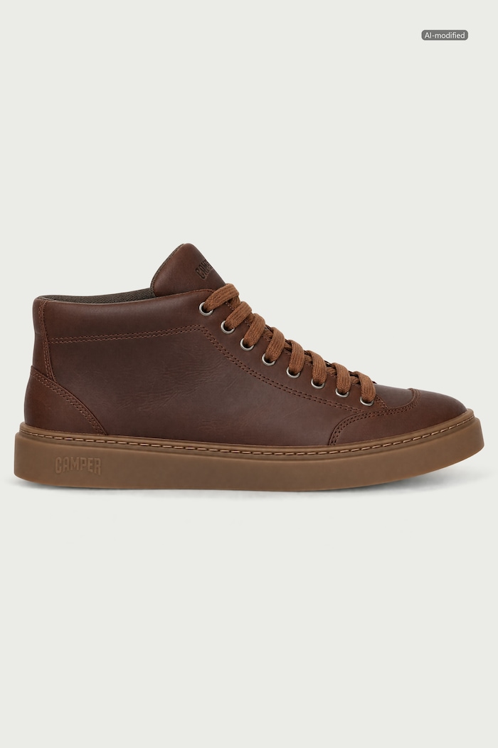 Camper Runner Twentyfive sneakers pánske kožené K300554.002 hnedá AW26