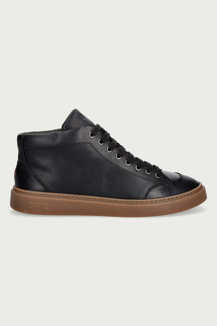 Camper Runner Twentyfive tenisice za muškarce od kože K300554.001 crna AW26