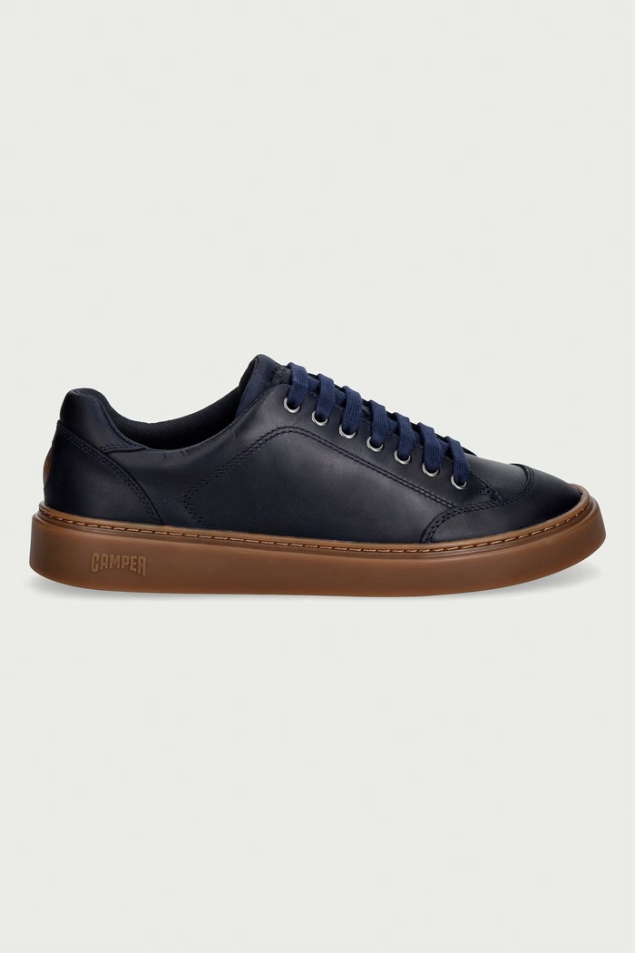 Camper Runner Twentyfive sneakers boty pánské kožené K101105.018 námořnická modř AW26