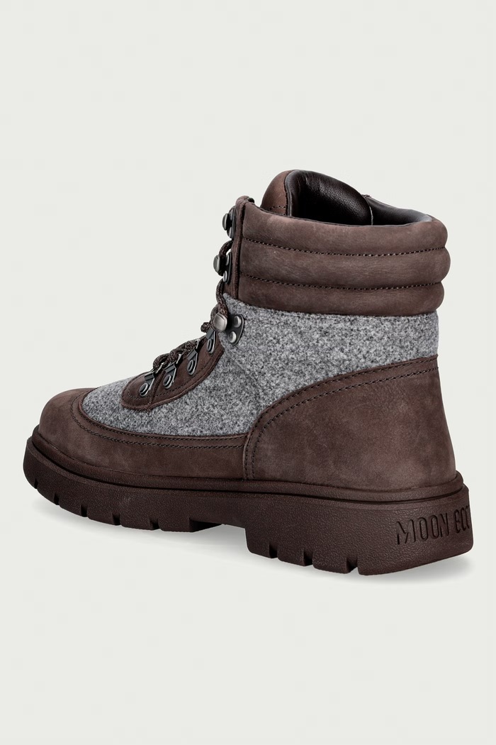 Obuća Moon Boot čizme za muškarce MB COMBAT BOOT FELT 80D2520060.MH03 smeđa