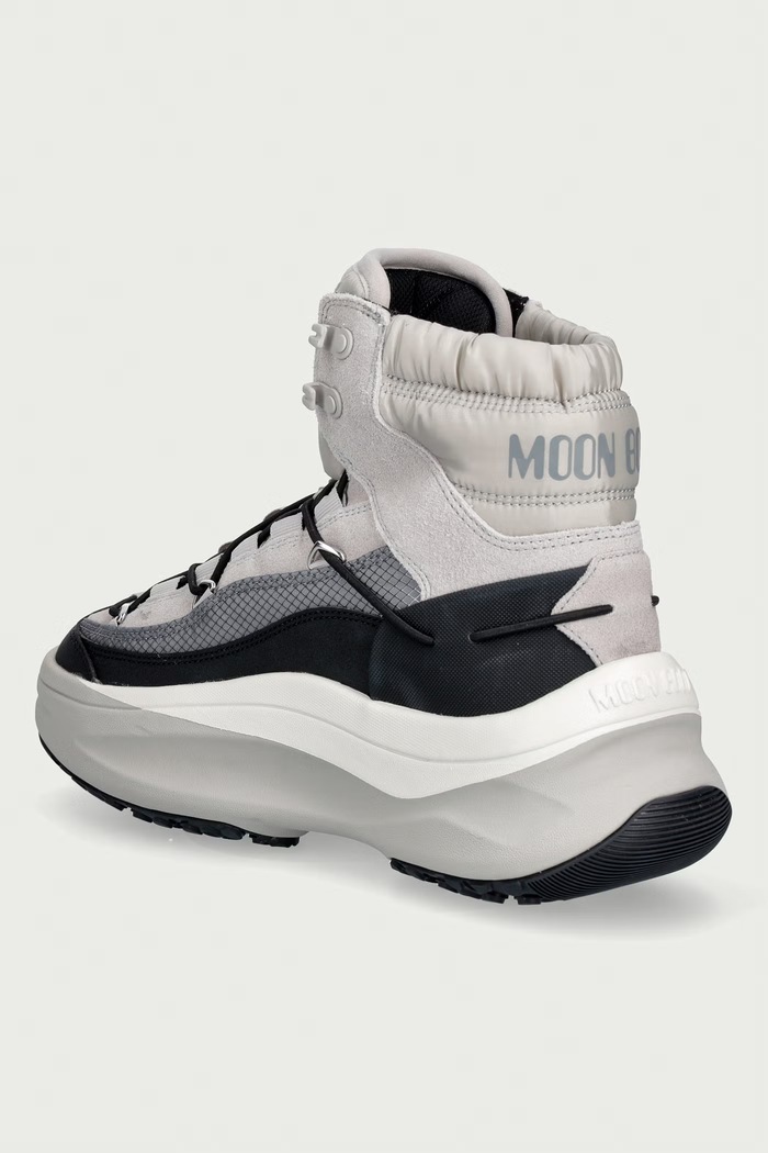 Obuća Moon Boot MB MOON247 XLACE MID zimske čizme za muškarce 80D2490030.H006 siva
