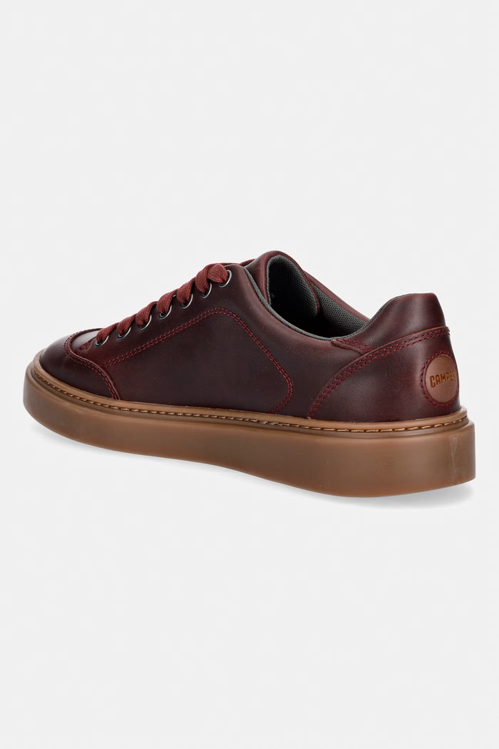 Παπούτσια Camper Runner Twentyfive sneakers ανδρικά δερμάτινα K101105.012 μπορντό