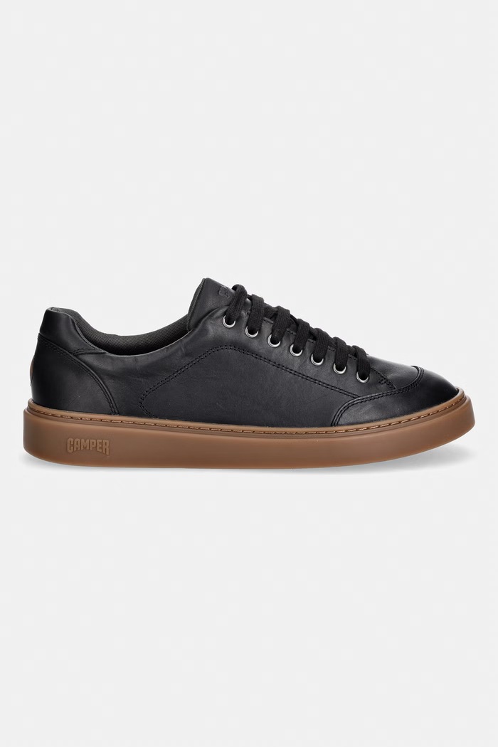 Camper Runner Twentyfive sneakers pentru bărbați din piele K101105.011 negru AW26