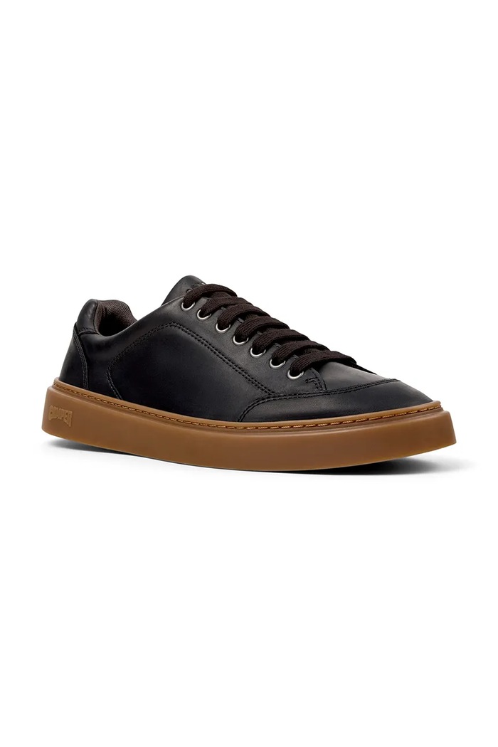 Camper Runner Twentyfive sneakers ανδρικά δερμάτινα K101105.011 μαύρο AW26