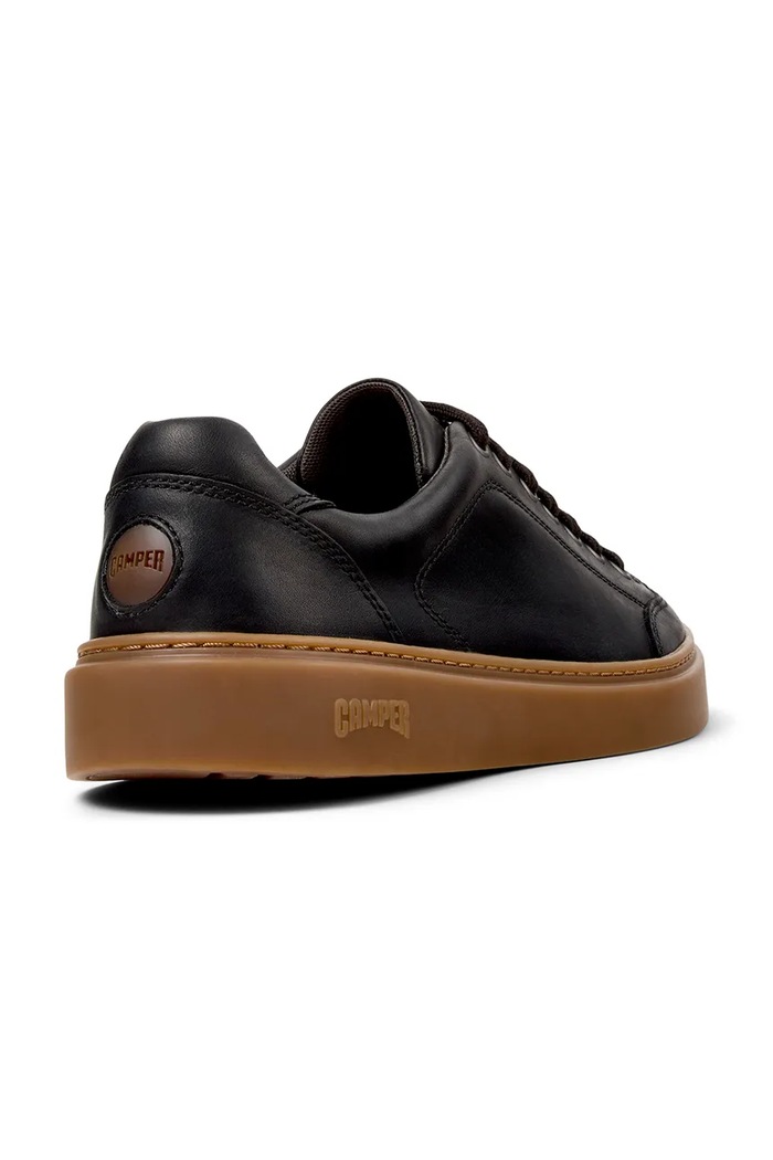 Παπούτσια Camper Runner Twentyfive sneakers ανδρικά δερμάτινα K101105.011 μαύρο