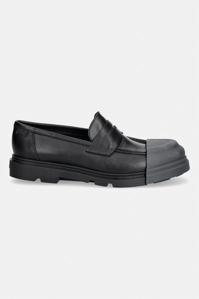 Camper μοκασίνια Ανδρικά δερμάτινα Junction K100956.012 μαύρο AW26