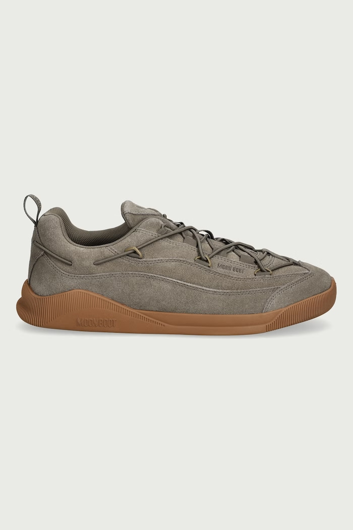 Moon Boot MB MOONLIGHT SUEDE sneakers pánske semišové 80D2510050.H055 zelená AW26