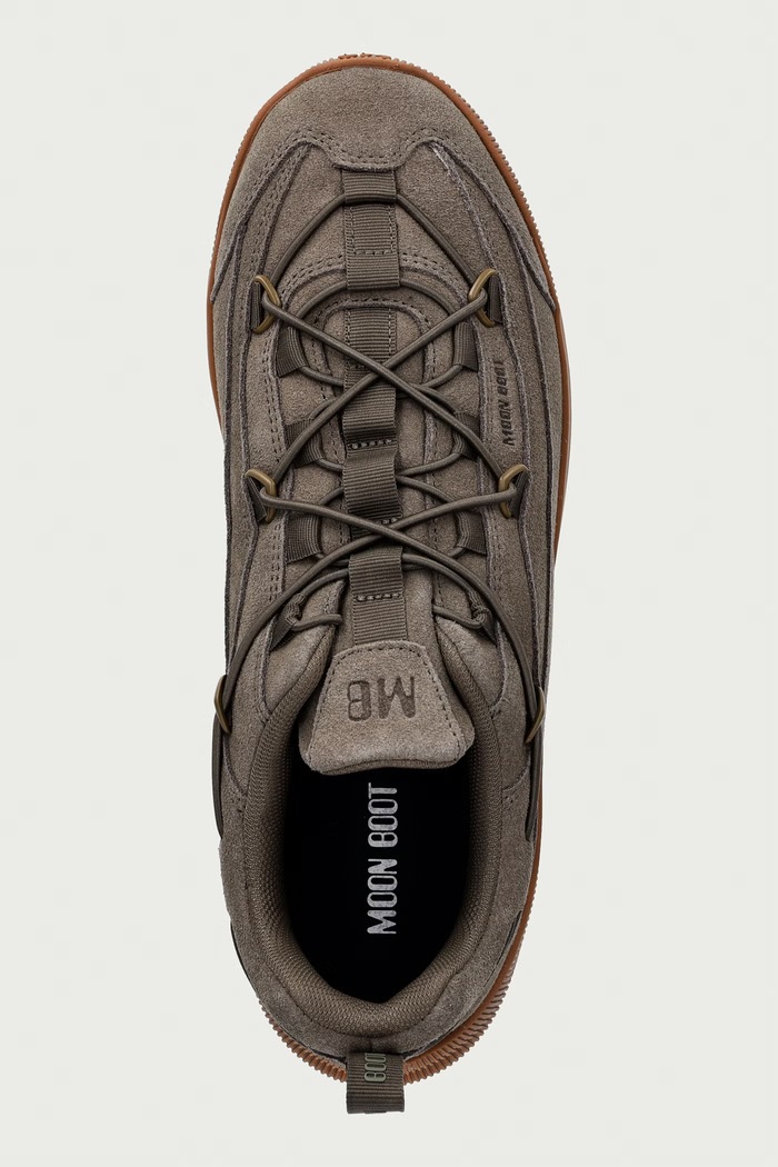 Moon Boot MB MOONLIGHT SUEDE sneakers ανδρικά σουέτ πράσινο 80D2510050.H055