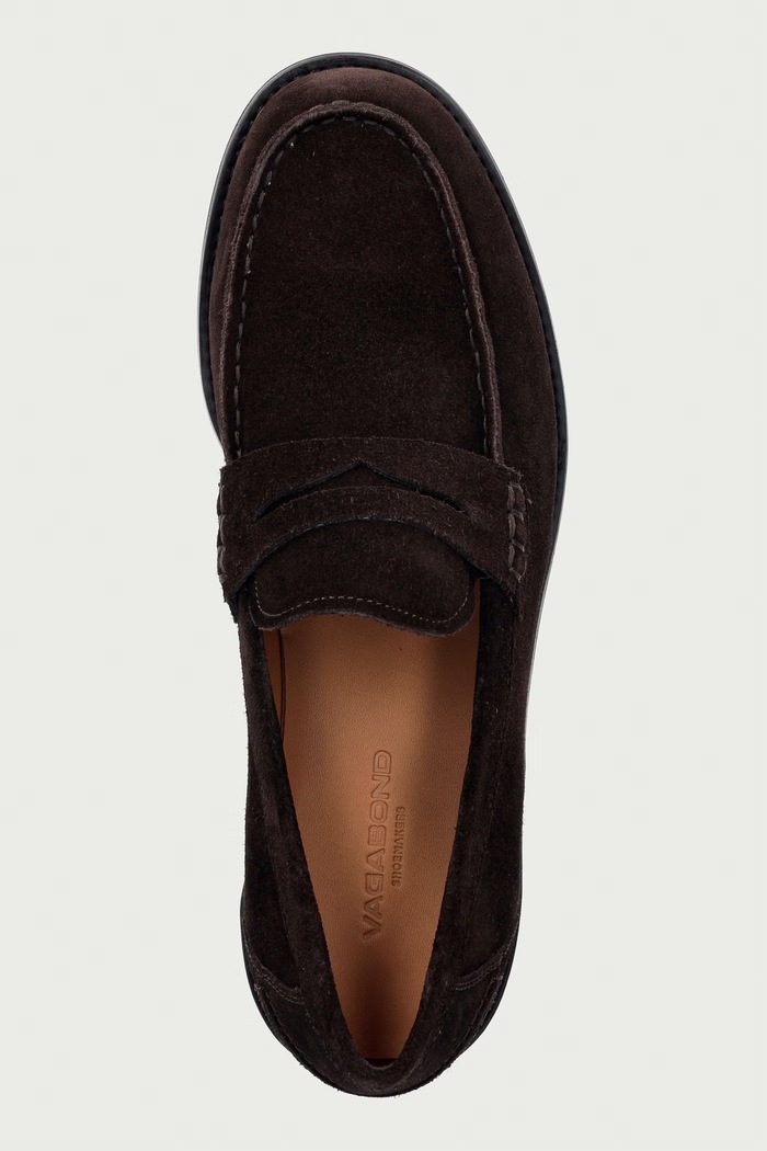 Vagabond Shoemakers mokasinke za muškarce od brušene kože STEVEN smeđa 6060.040.31