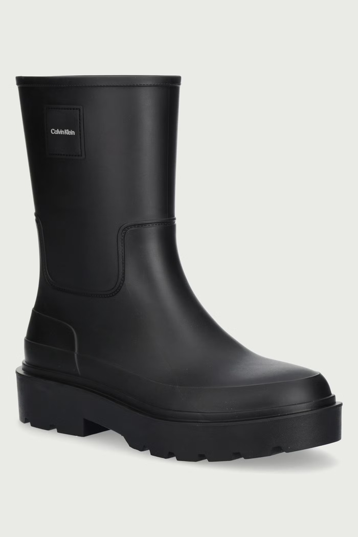 Calvin Klein Γαλότσες Ανδρικές COMBAT RAIN BOOT μαύρο HM0HM022430GJ