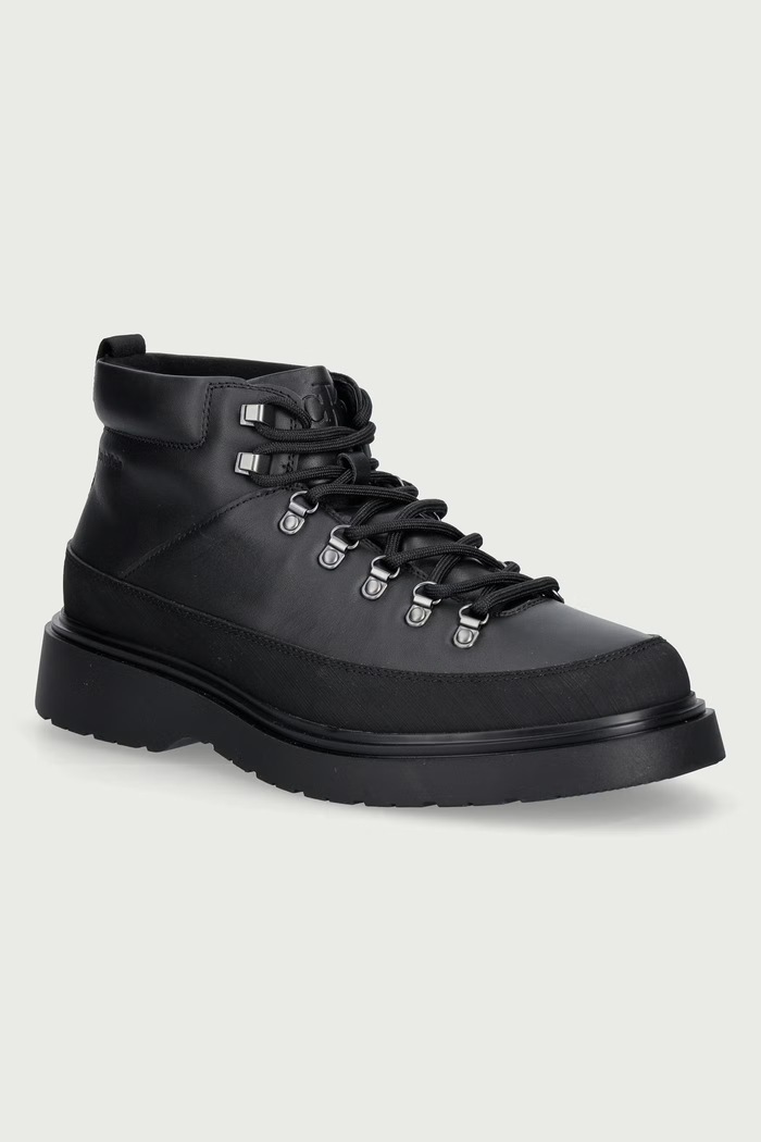 Calvin Klein Obuća za muškarce COMBAT MID HIKING BOOT LTH WL crna HM0HM023570GJ