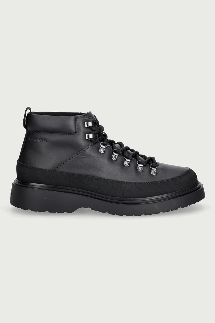 Calvin Klein Obuća za muškarce COMBAT MID HIKING BOOT LTH WL HM0HM023570GJ crna AW26