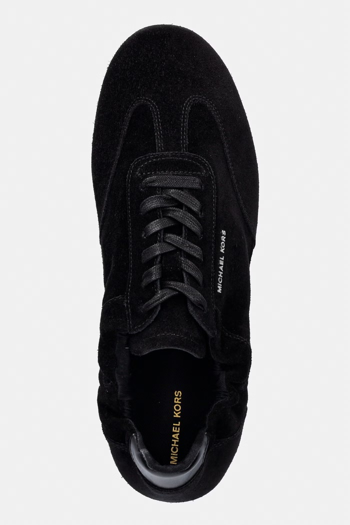 Michael Kors Archer Trainer tenisice za muškarce od brušene kože crna 42T6ARFS1S.001