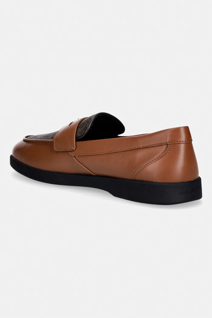 Παπούτσια Michael Kors μοκασίνια Ανδρικά Wesley Slip On 42T6HUFS2L.227 καφέ