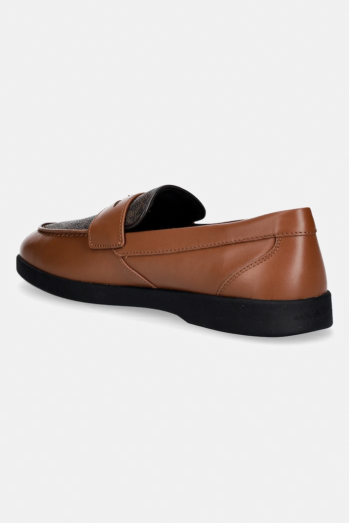 Παπούτσια Michael Kors μοκασίνια Ανδρικά Wesley Slip On 42T6HUFS2L.227 καφέ