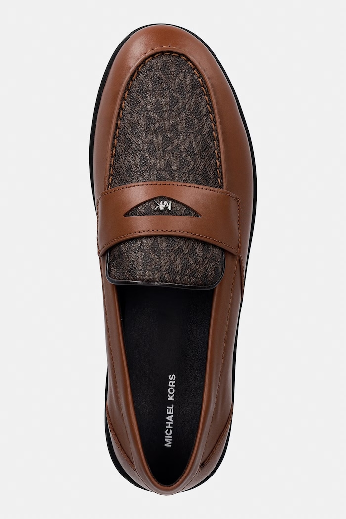 Michael Kors μοκασίνια Ανδρικά Wesley Slip On καφέ 42T6HUFS2L.227