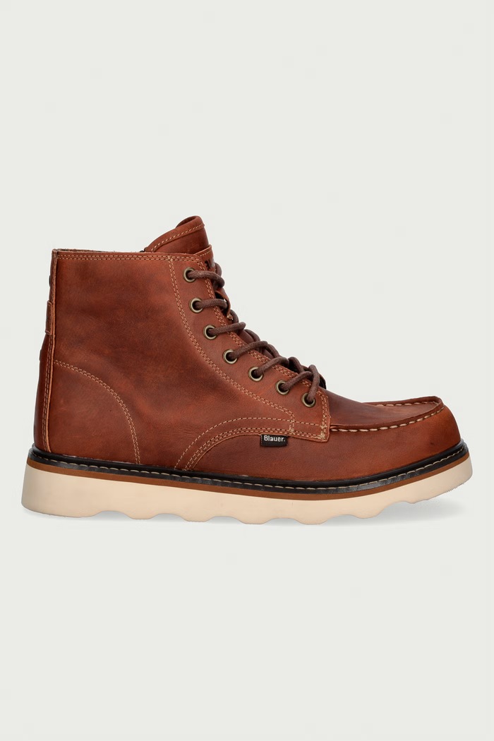 Blauer Čizme za muškarce od kože NOLAN F6NOLAN02.PUL smeđa AW26