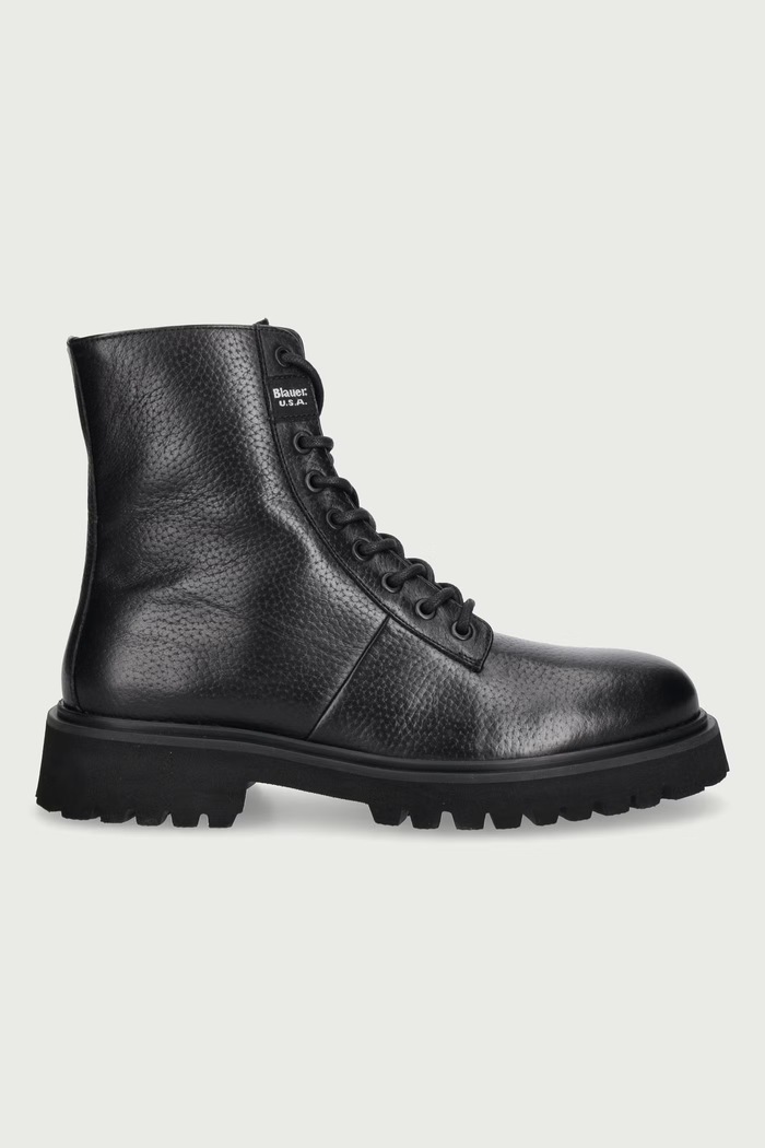 Blauer Ορειβατικά μποτάκια Ανδρικά δερμάτινα BUXTON F6BUXTON04.TUM μαύρο AW26