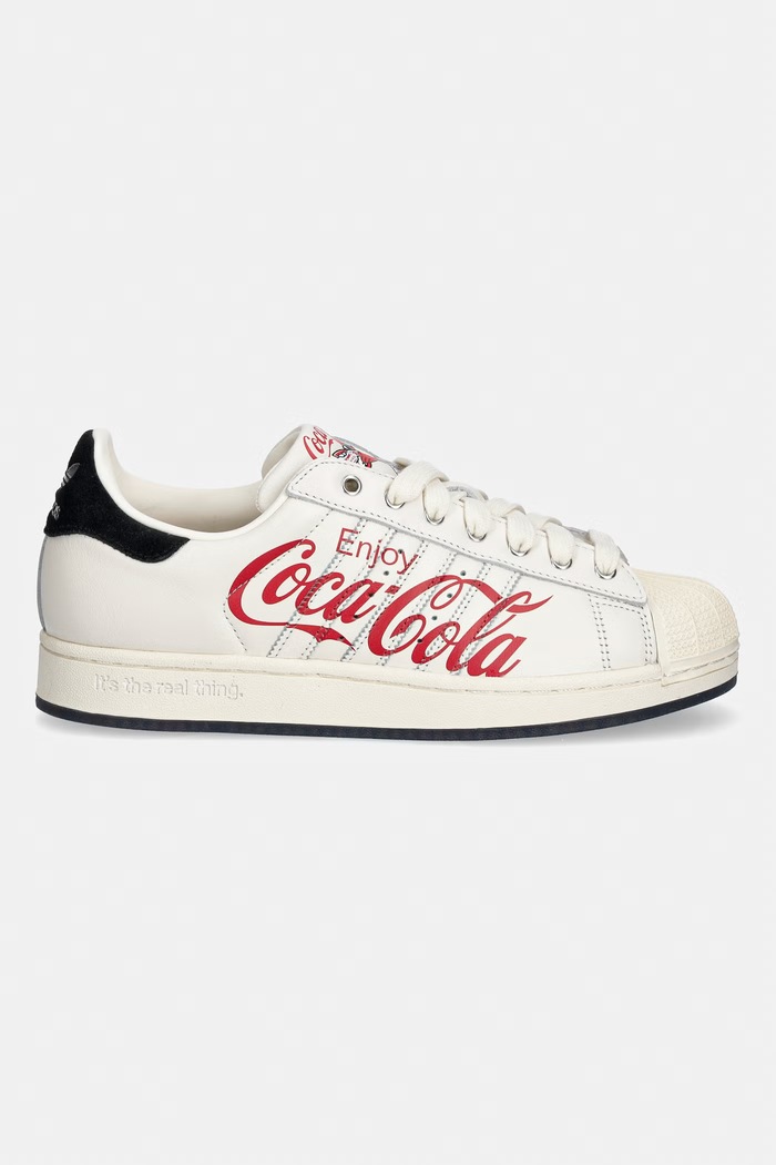 adidas Originals Superstar II x Coca Cola sneakers pánske kožené KH6892 béžová AW26