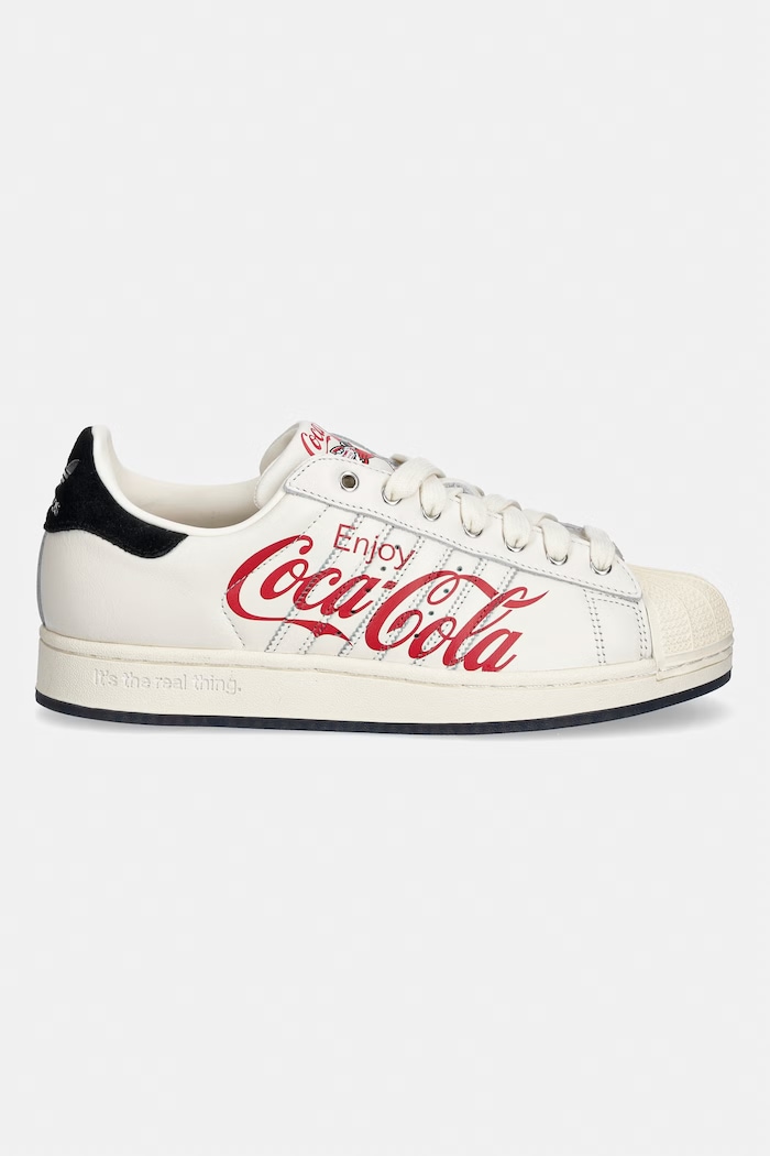 adidas Originals Superstar II x Coca Cola sneakers pánske kožené KH6892 béžová AW26