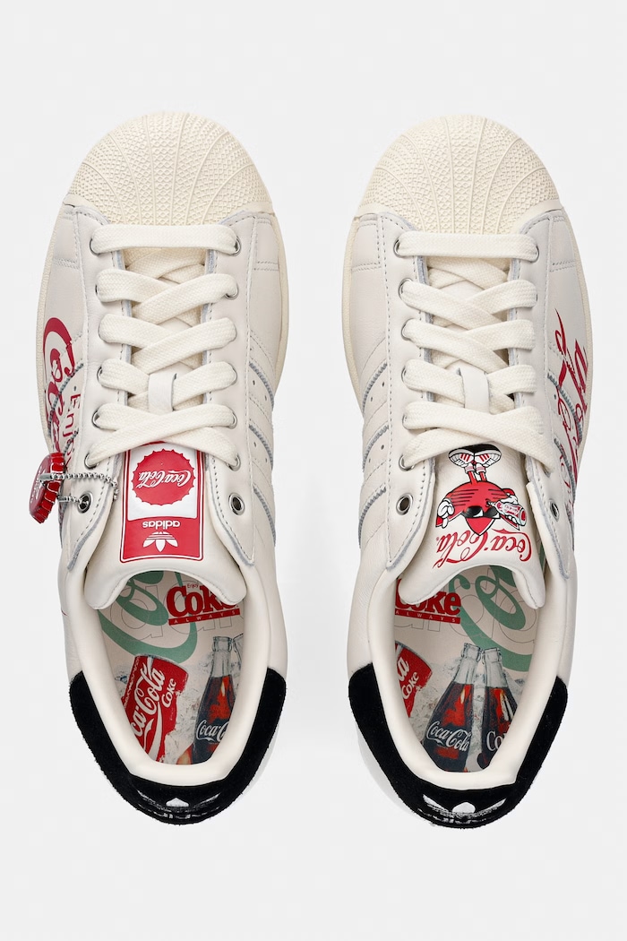 adidas Originals Superstar II x Coca Cola sneakers pánske kožené béžová KH6892