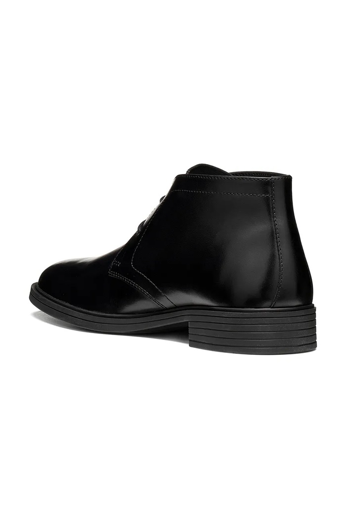 Obuv Geox Topánky pánske kožené U THORIAN U66NZB00043C9999 čierna