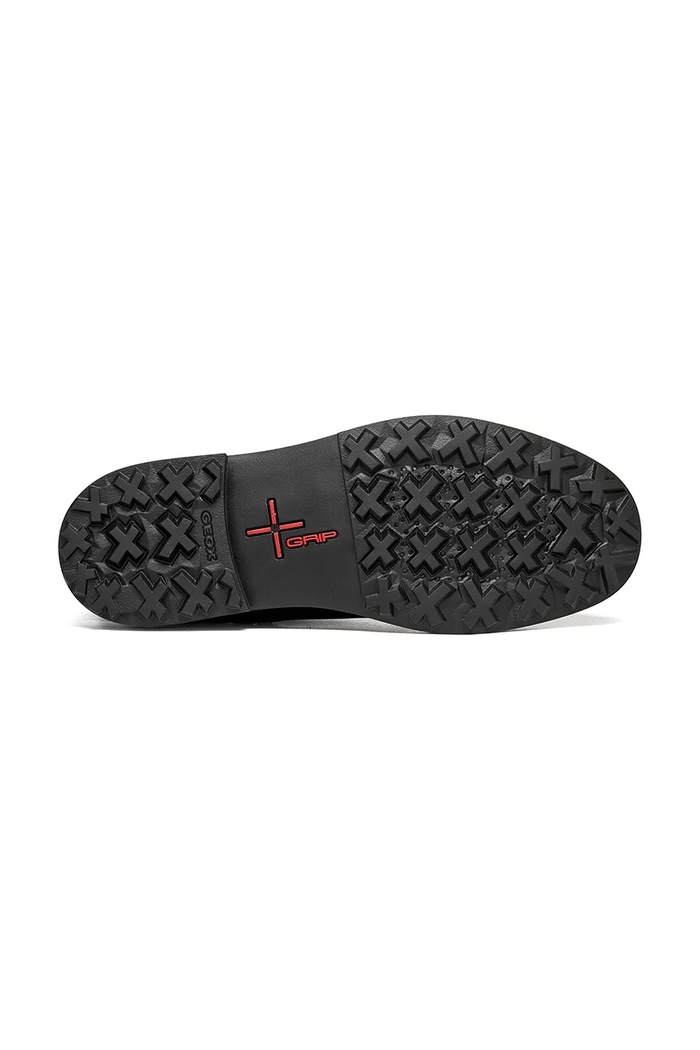 Čevlji moški usnjeni U LAGORAI + GRIP B A Geox črna U66HQC00043C9999