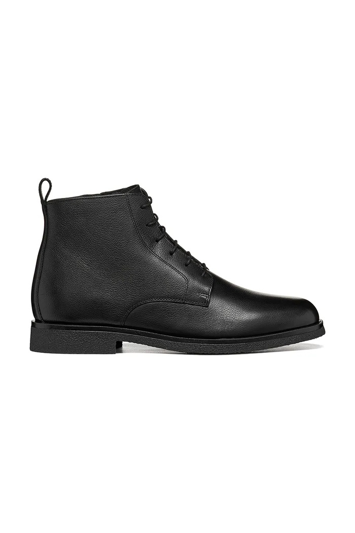 Geox Topánky pánske kožené U SAHARO čierna U6658A00047C9999
