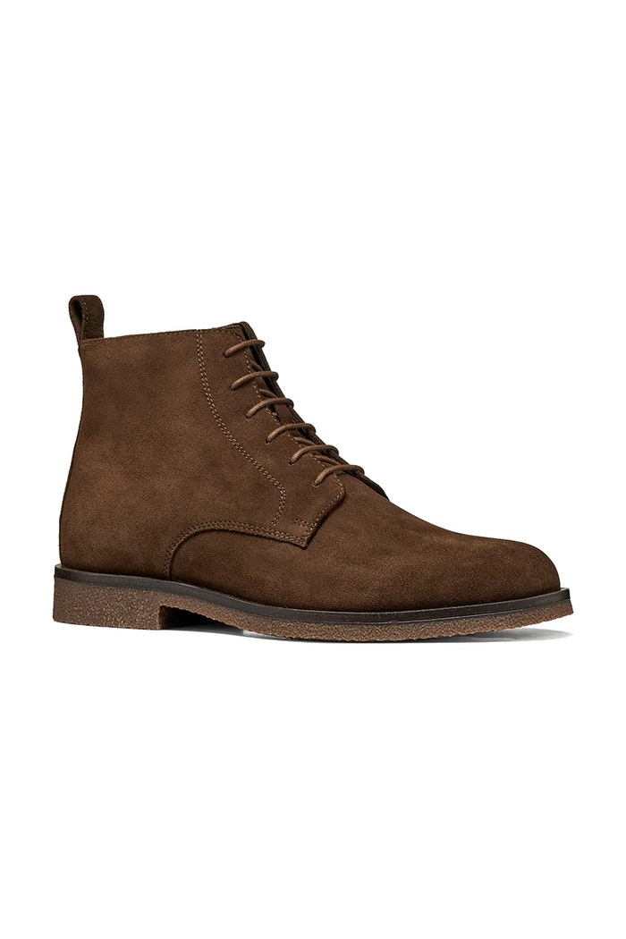Geox Topánky pánske semišové U SAHARO U6658A00022C6006 hnedá AW26