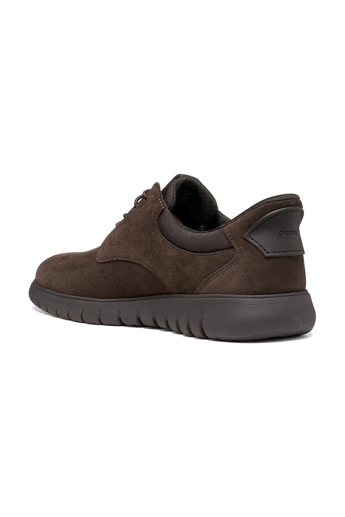 Geox U FLEXTRIDE F PLUS FLEXY FAST IN sneakers pentru bărbați din piele întoarsă maro U664JA00022C6005