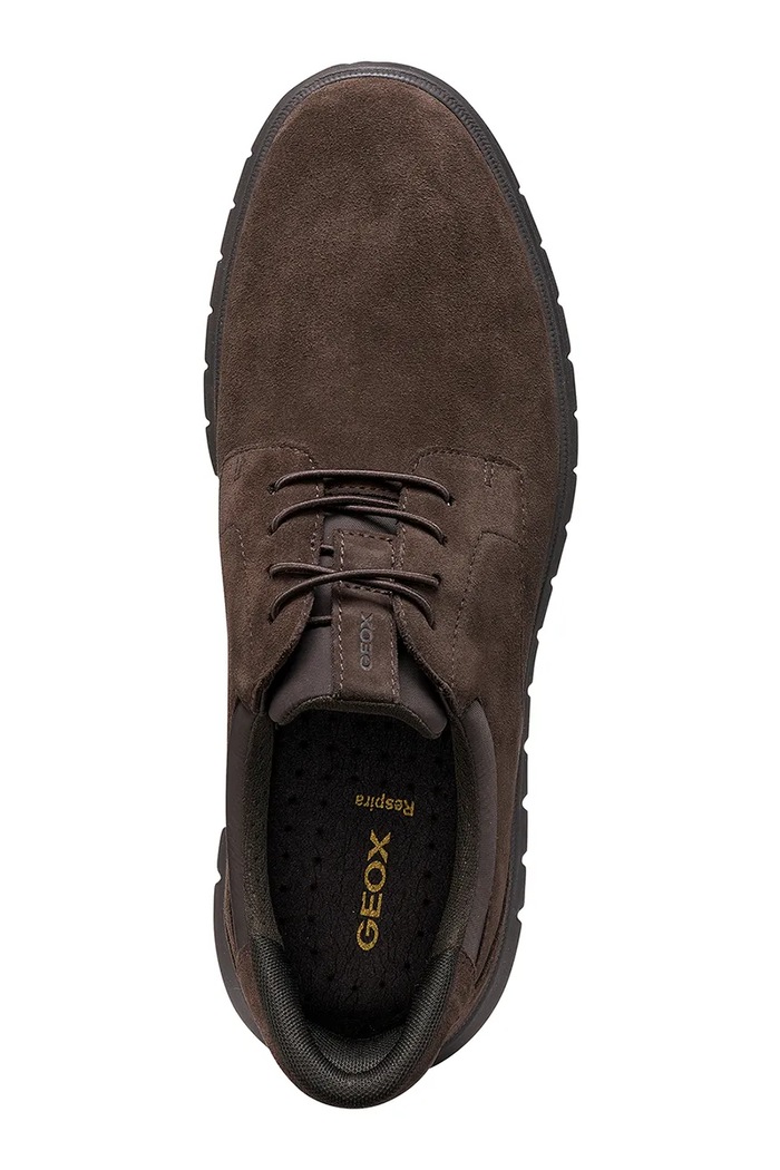 Geox U FLEXTRIDE F PLUS FLEXY FAST IN sneakers pentru bărbați din piele întoarsă U664JA00022C6005 maro