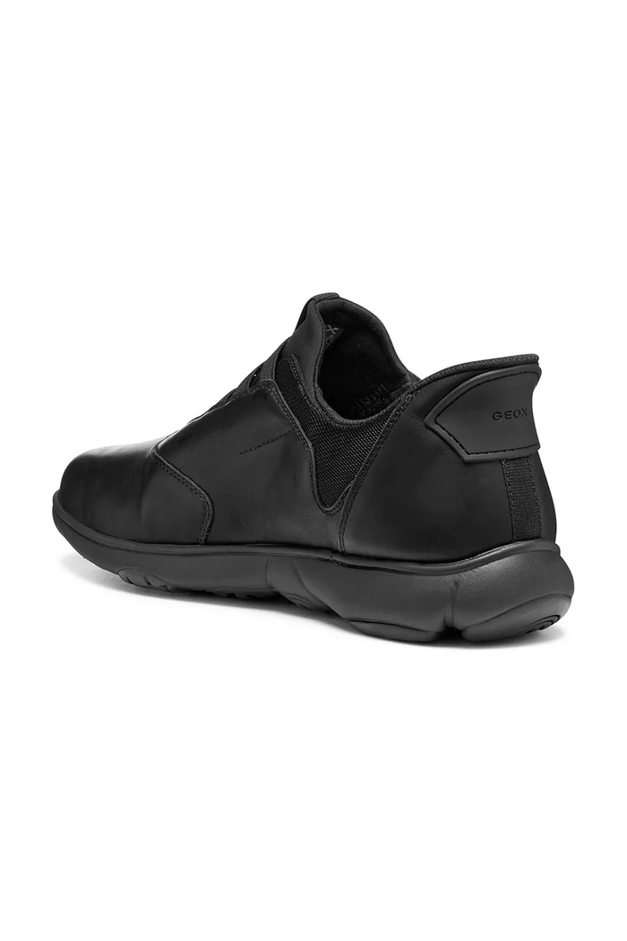 Geox U NEBULA 2.0 PLUS FAST IN sneakers pentru bărbați din piele negru U56MXB00085C9999