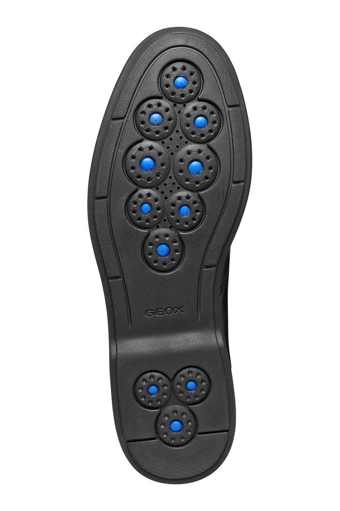 Geox Боти с връзки мъжки от кожа U SPHERICA EC17 U56LAD00043C9999
