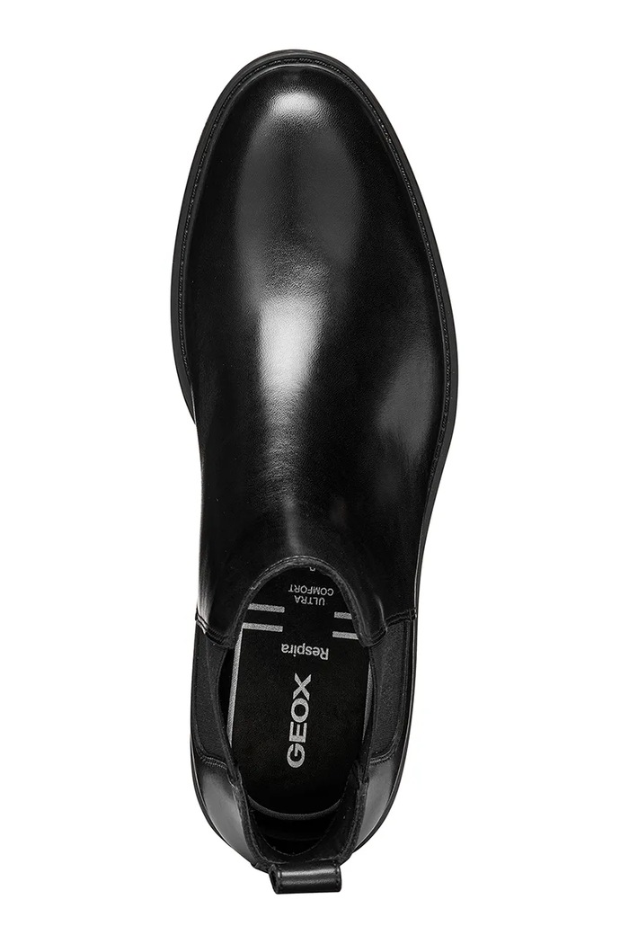 Kotníkové boty pánské kožené U WALK PLEASURE B Geox U567KA00043C9997 černá