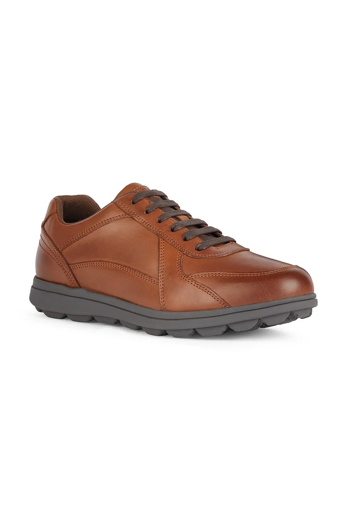 Geox U SPHERICA EC12 tenisice za muškarce od kože U45GRA00043C6001 smeđa AW26