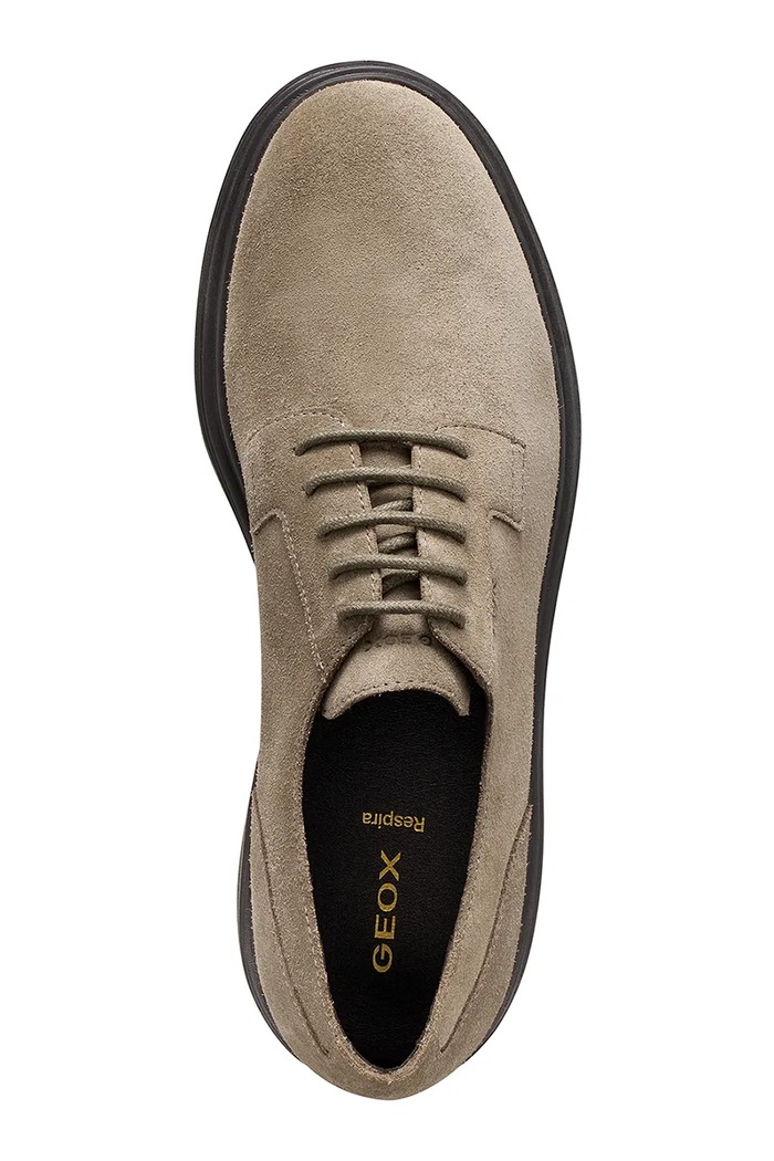 Obuv Geox Poltopánky pánske semišové U OTTAVIO U16DCD00022C6029 sivá