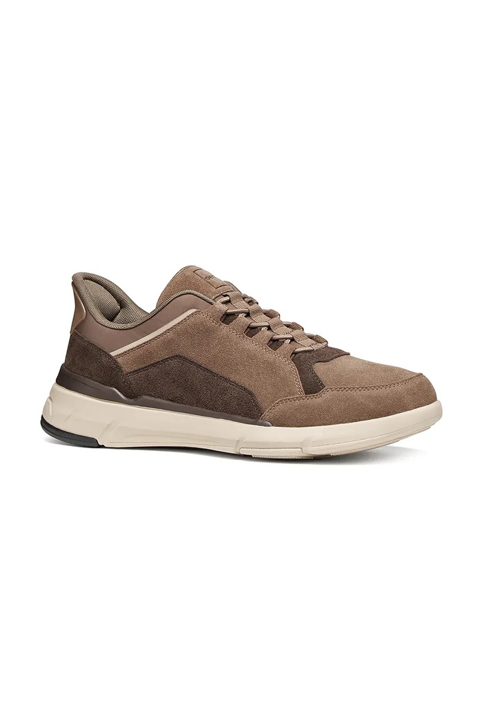 Geox U VITTOUR PLUS FAST IN SPORTY sneakers Ανδρικά δερμάτινα U669KB00022CQ66K καφέ AW26