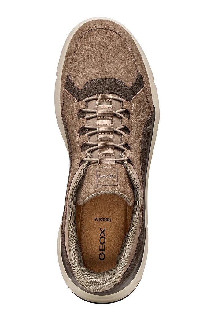 U VITTOUR PLUS FAST IN SPORTY sneakers Ανδρικά δερμάτινα Geox U669KB00022CQ66K καφέ