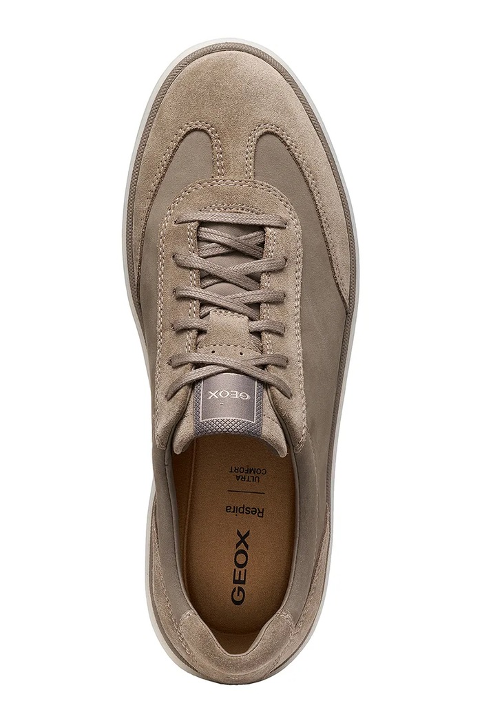 Geox U SPHERICA ACTIF X4 sneakers pánske semišové U653JA03222C1018 béžová