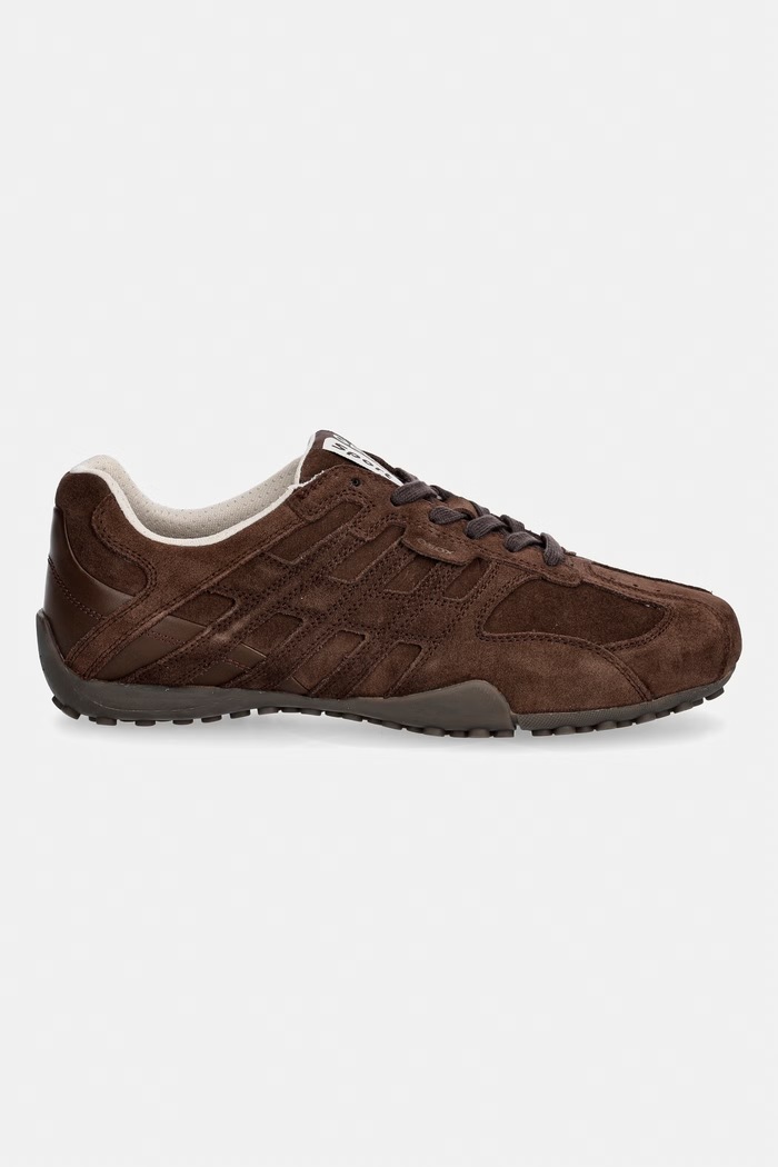 Geox U SNAKE sneakers ανδρικά σουέτ U66NVA022BCC6006 καφέ AW26