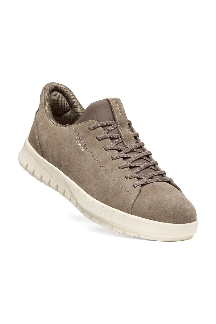 Geox U FLEXTRIDE PLUS sneakers boty pánské semišové U65MAA00022C6029 hnědá AW26
