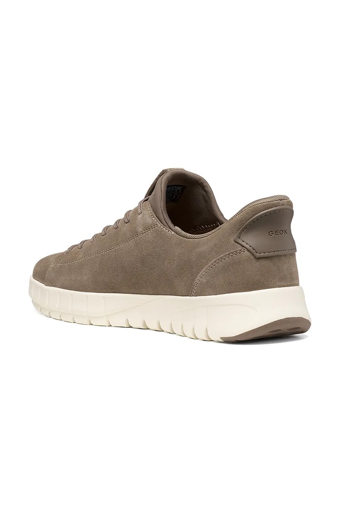 Boty Geox U FLEXTRIDE PLUS sneakers boty pánské semišové U65MAA00022C6029 hnědá