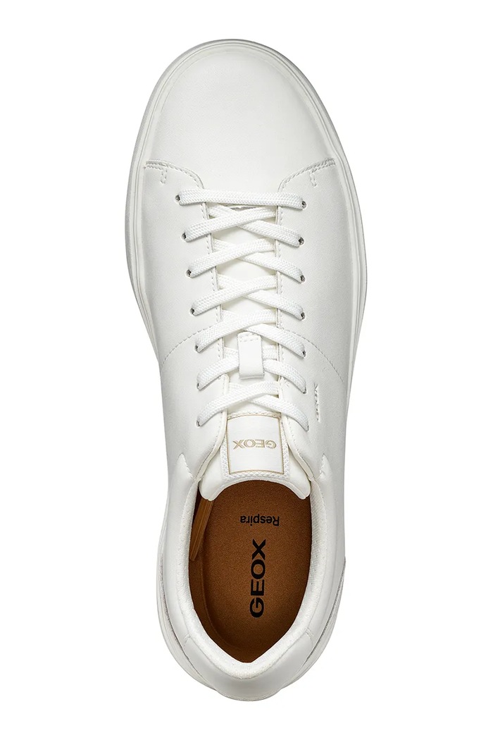 Geox U BALTMOORE sneakers pánske kožené U65LDD0009BC1000 biela