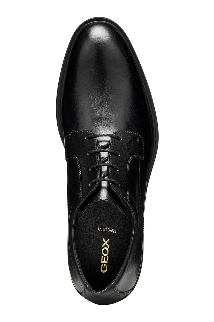 Oxford Ανδρικά δερμάτινα U THORIAN Geox μαύρο U66NZD00043C9999